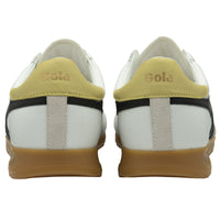 TORPEDO Leather Trainers White/Black/Lemon