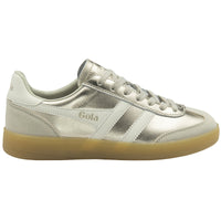 Gola Women's Viper Metallic Trainer Gold/Off White/Gum