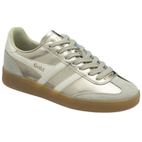 Gola Women's Viper Metallic Trainer Gold/Off White/Gum