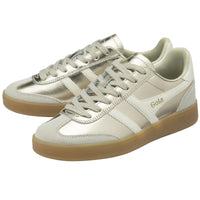 Gola Women's Viper Metallic Trainer Gold/Off White/Gum