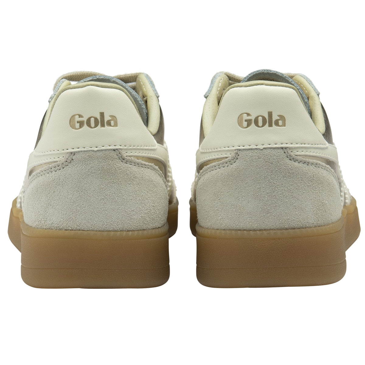 Gola Women's Viper Metallic Trainer Gold/Off White/Gum