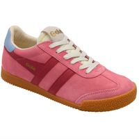 ELAN Suede Trainers Bubblegum /Lollipop/Air