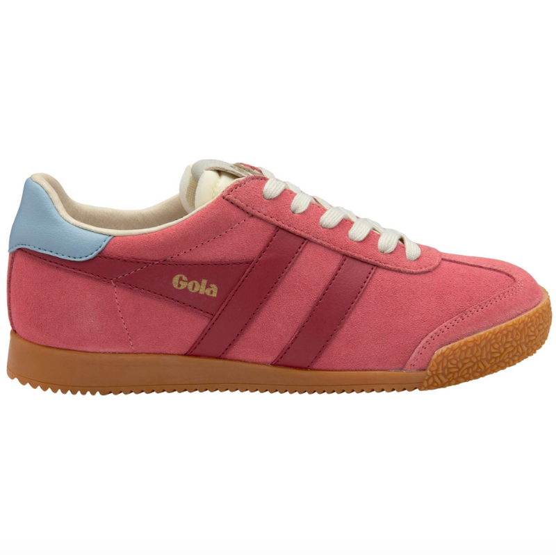 ELAN Suede Trainers Bubblegum /Lollipop/Air
