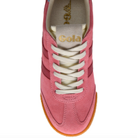 ELAN Suede Trainers Bubblegum /Lollipop/Air