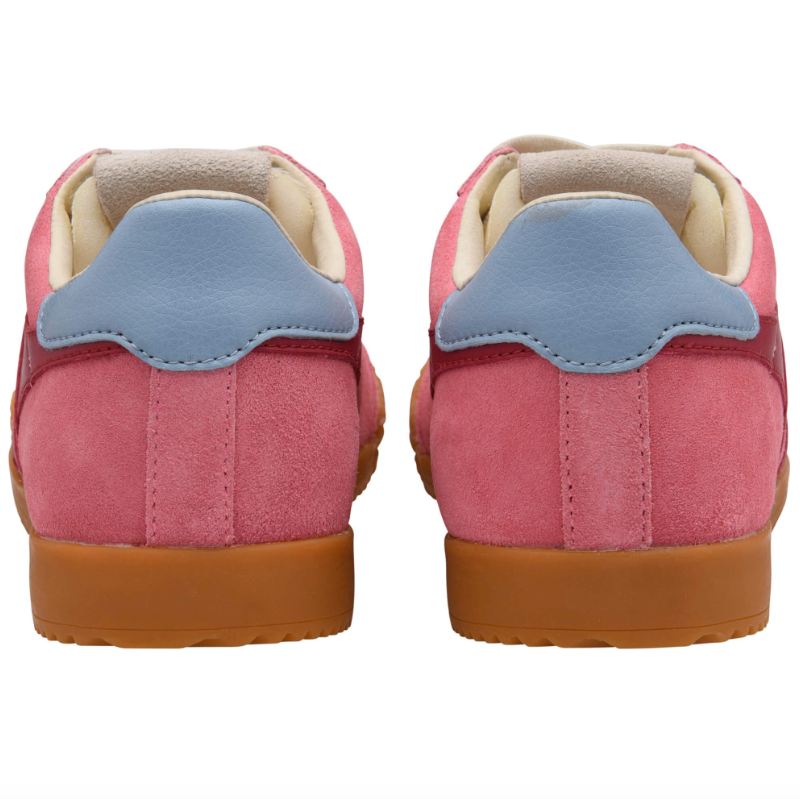 ELAN Suede Trainers Bubblegum /Lollipop/Air
