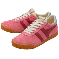 ELAN Suede Trainers Bubblegum /Lollipop/Air
