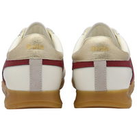 Torpedo Leather Trainers Off White/Red/Gold