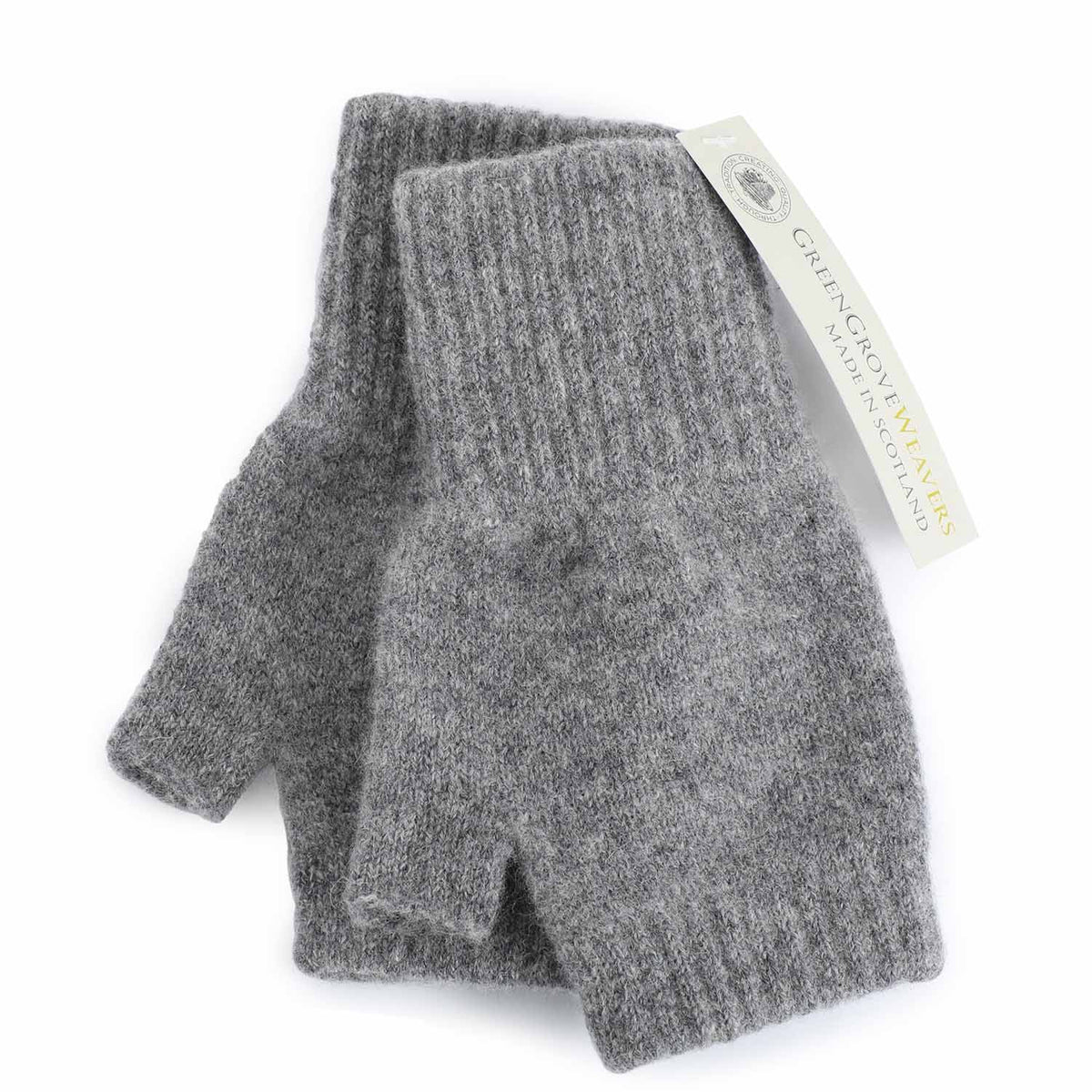 Green Grove Weavers Fingerless Gloves Flannel