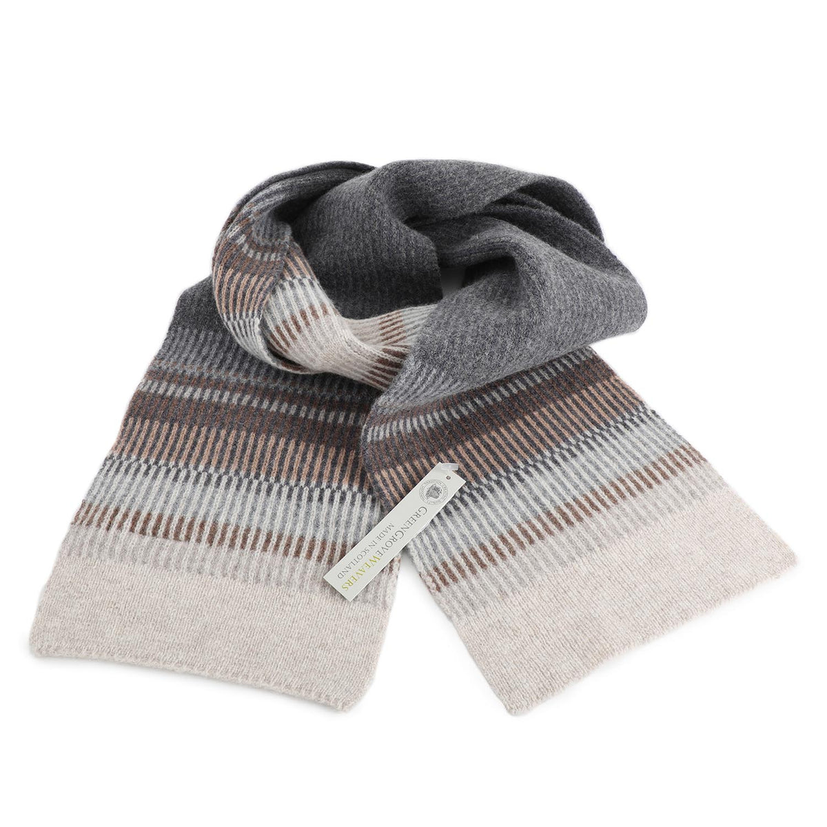 Green Grove Weavers Gilles Scarf in Marble