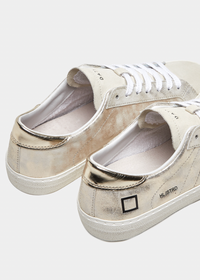 Hill Low Leather Trainers Stardust Platinum