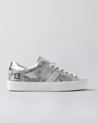 Hill Low Stardust Leather Trainers Silver