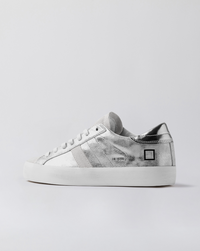 Hill Low Stardust Leather Trainers Silver