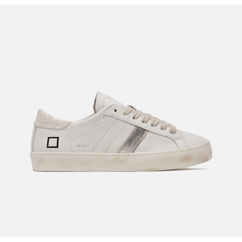 Hill Low Leather Trainers White Ivory