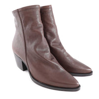 Italian Leather Western Boot Brown