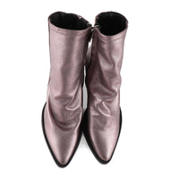 Italian Leather Western Boots Viola