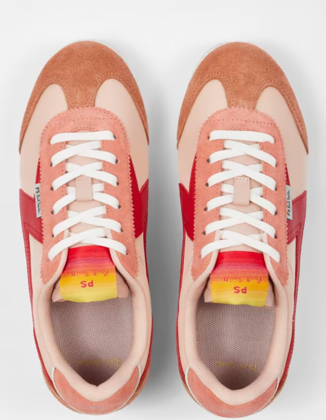 Jasmine Peach Orange Trainers