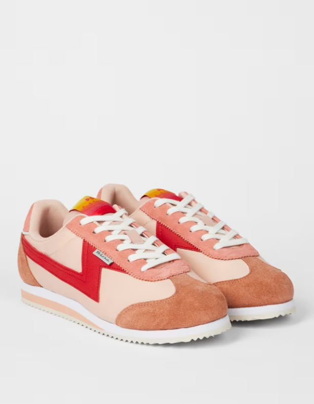 Jasmine Peach Orange Trainers