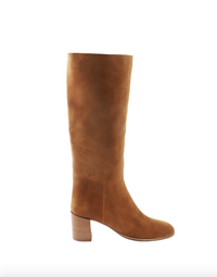 Jess Camel Suede Knee High Boot