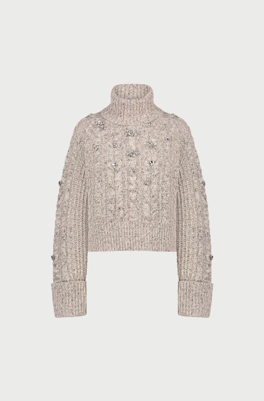 Jules Pullover Dark Oatmeal Melange