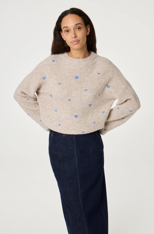 Lidia Pullover Oatmeal Melange
