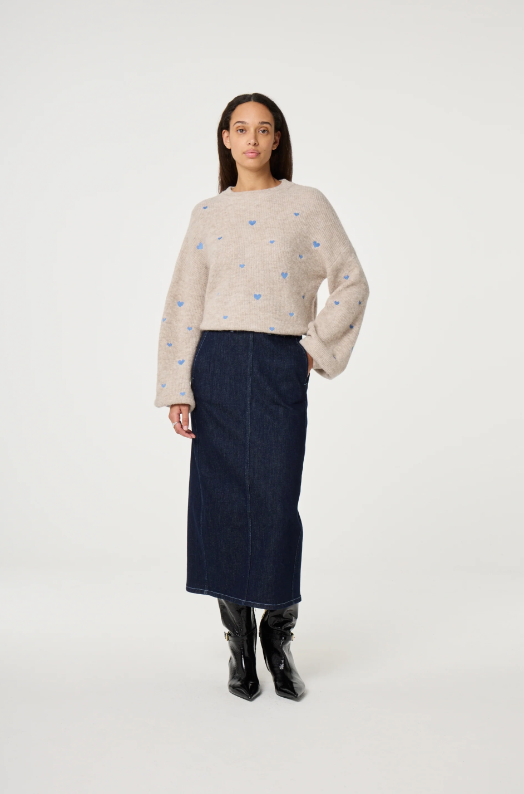 Lidia Pullover Oatmeal Melange