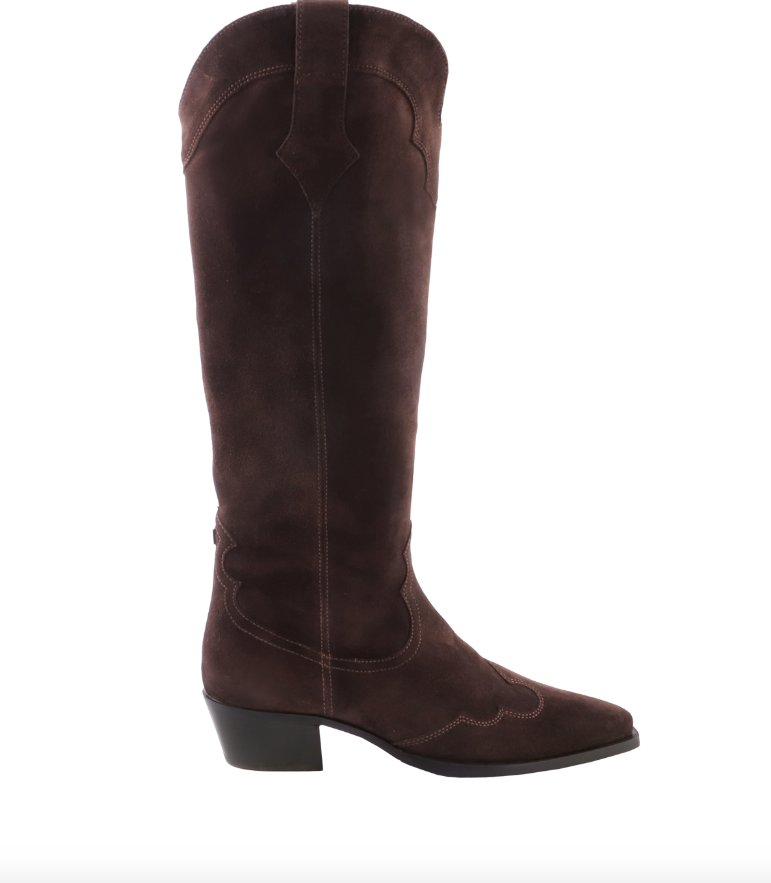 Marcie Chocplum Knee High Western Boot