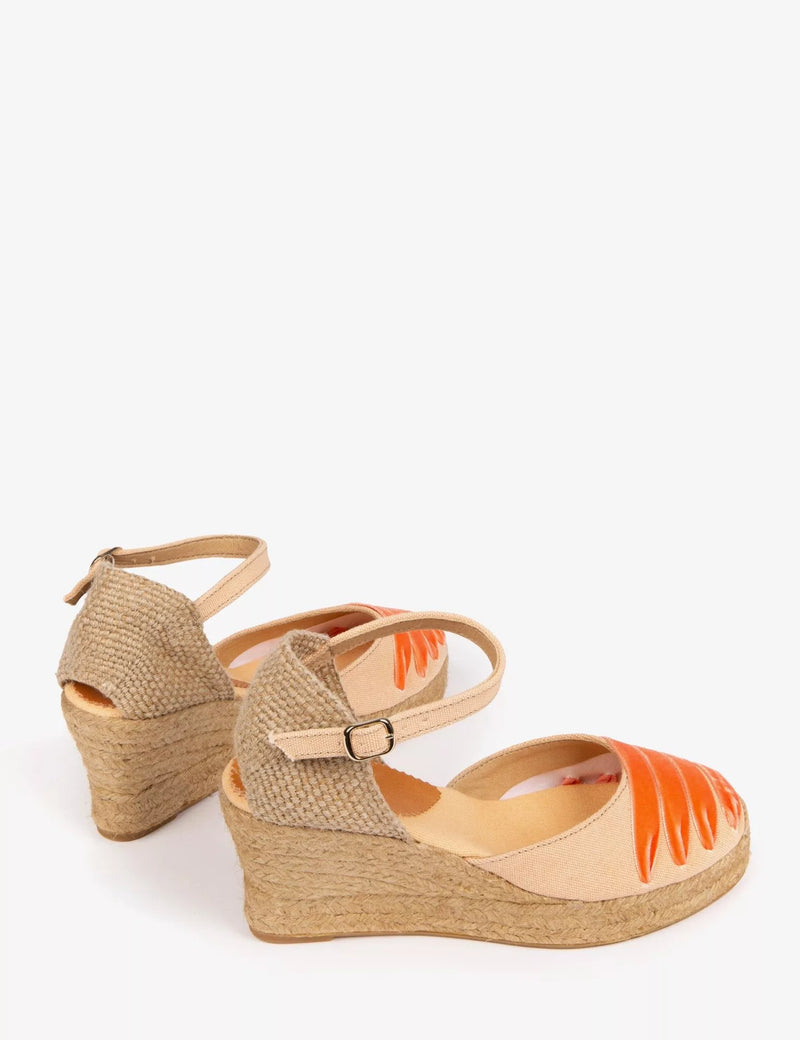 Mary Jane Dali Espadrille Apricot