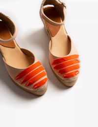 Mary Jane Dali Espadrille Apricot