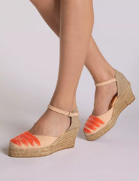 Mary Jane Dali Espadrille Apricot