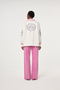 Melodie Embro jacket Cosy White