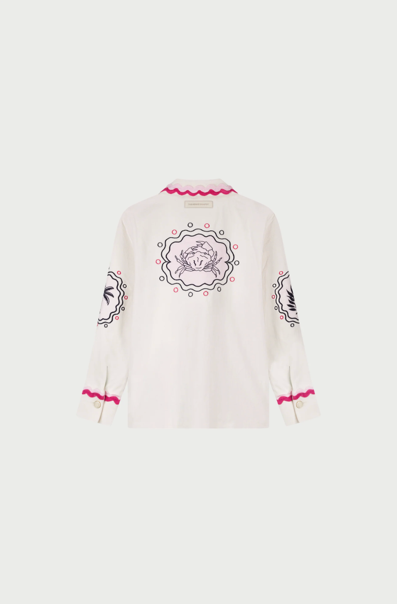 Melodie Embro jacket Cosy White