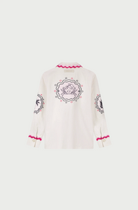 Melodie Embro jacket Cosy White