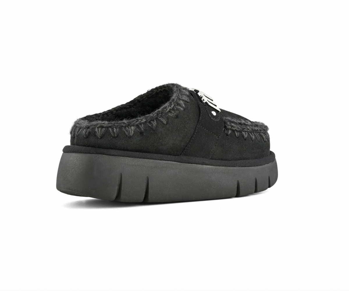 Bounce Eskimo Stitch Clog Black