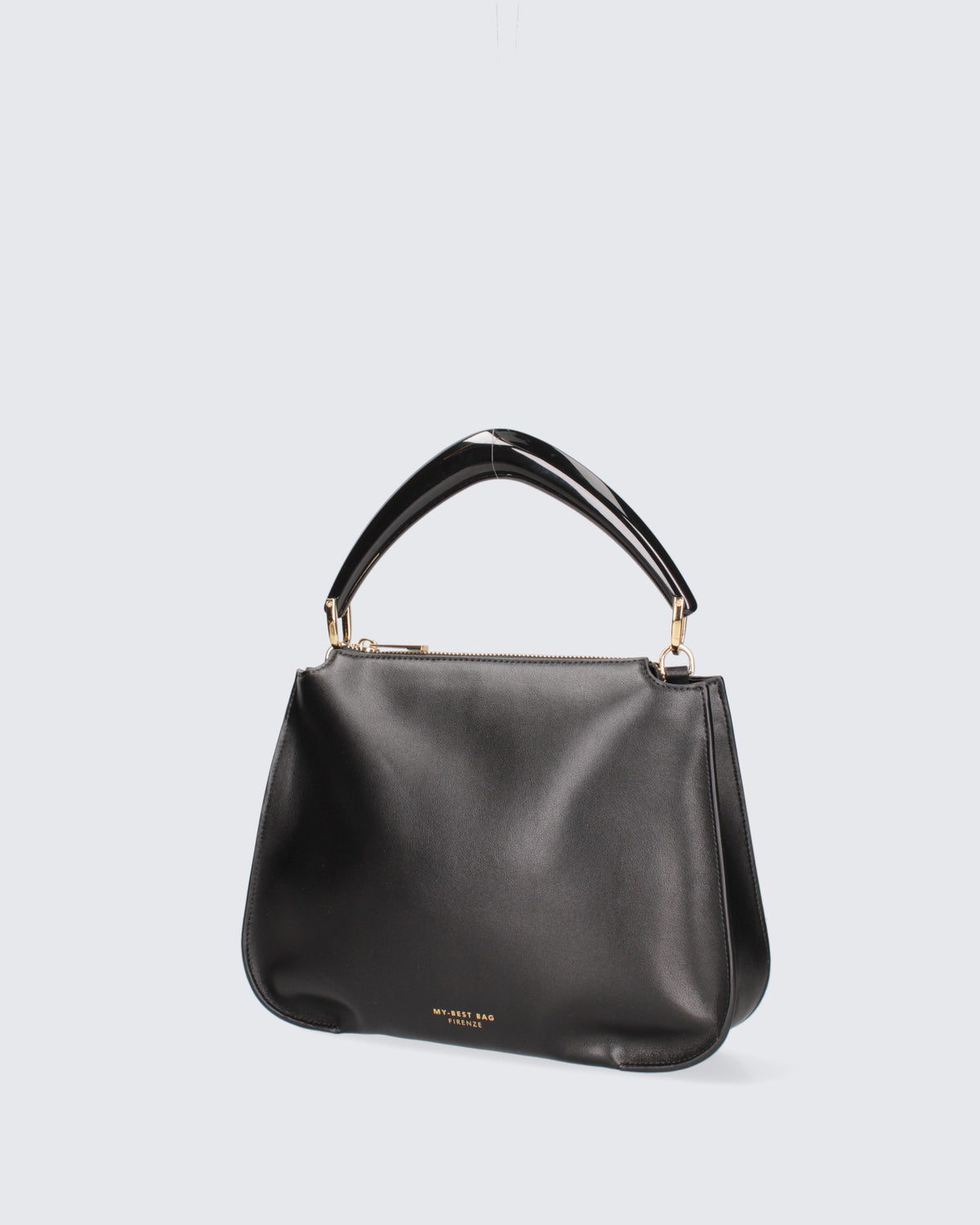 MY BEST BAG Black Leather Handbag