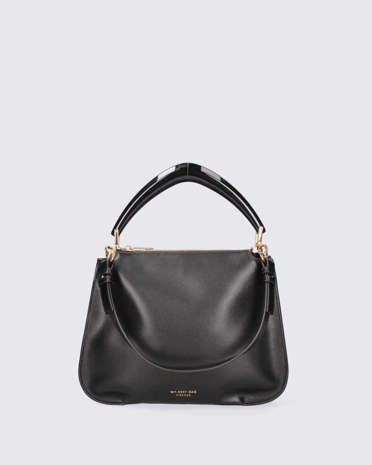 MY BEST BAG Black Leather Handbag