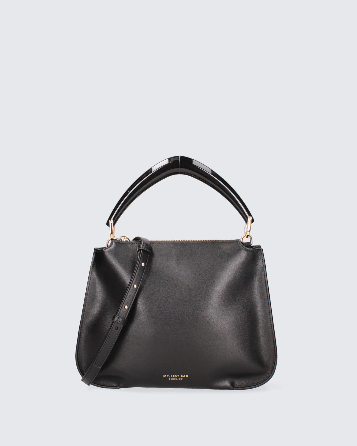 MY BEST BAG Black Leather Handbag