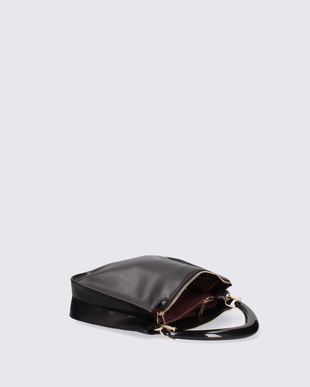 MY BEST BAG Black Leather Handbag