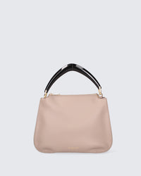 MY-BEST BAG Taupe Leather Handbag