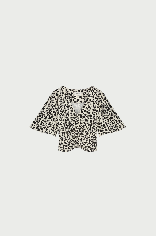 Myrte Top Snow Leopard
