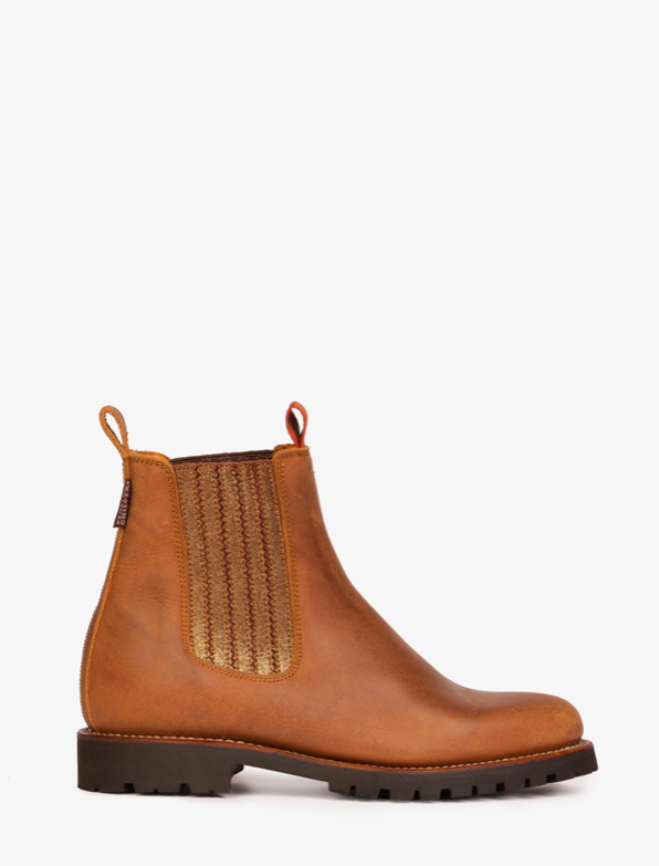Oscar Tan Leather Boots SALE