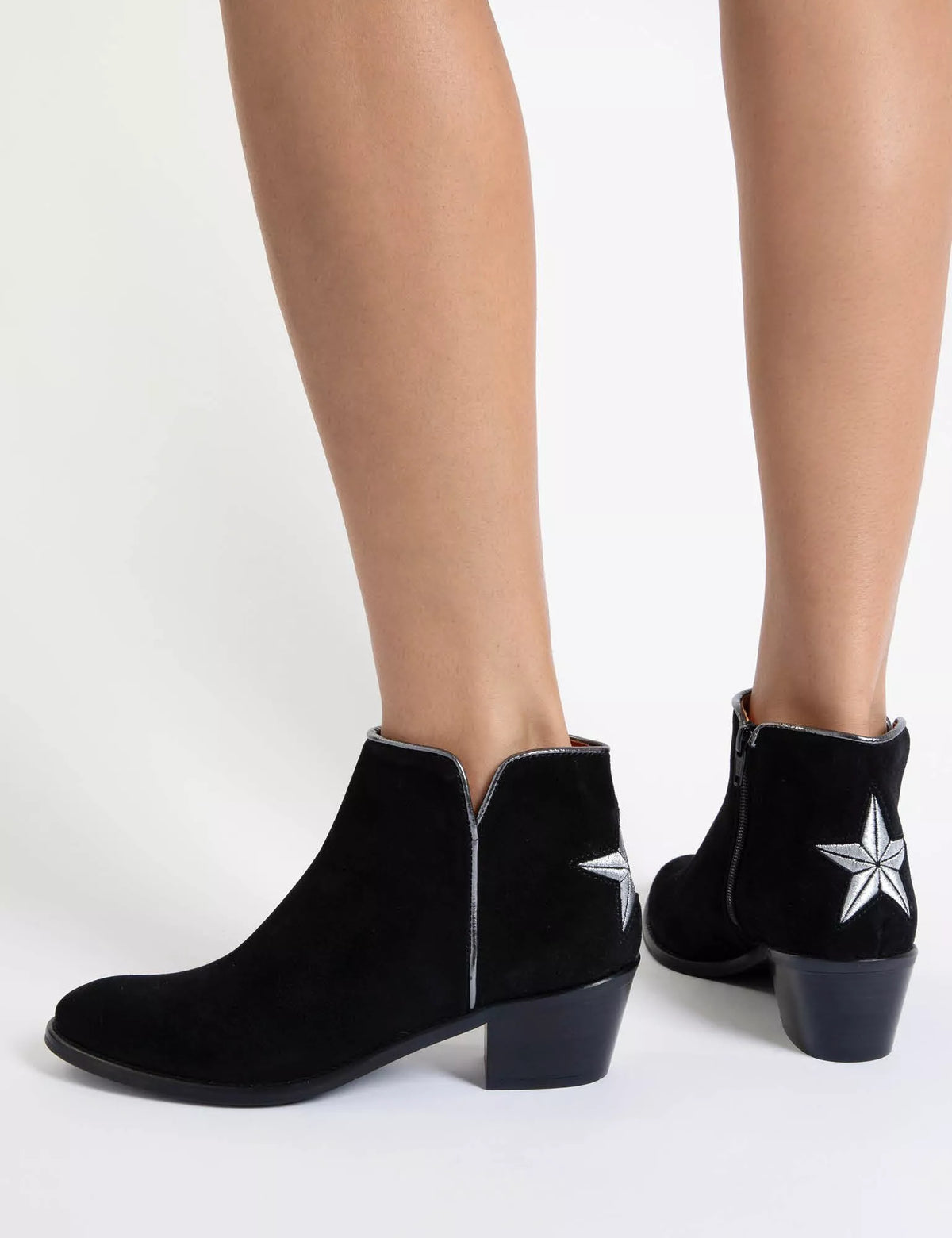 Paco Star Gazer Suede Boot Black