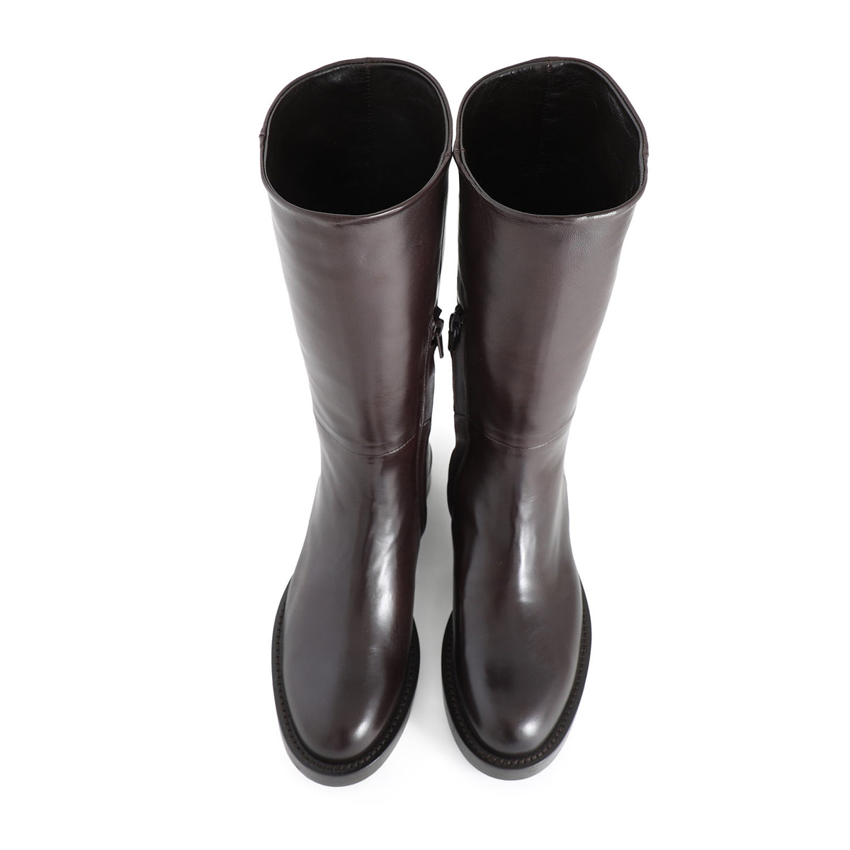 Parris Mid Calf Boot Dark Brown