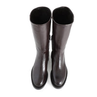 Parris Mid Calf Boot Dark Brown