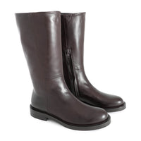 Parris Mid Calf Boot Dark Brown