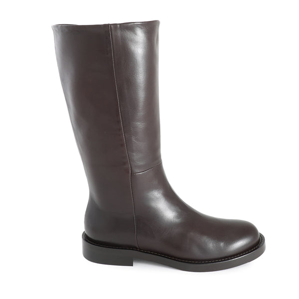 Parris Mid Calf Boot Dark Brown