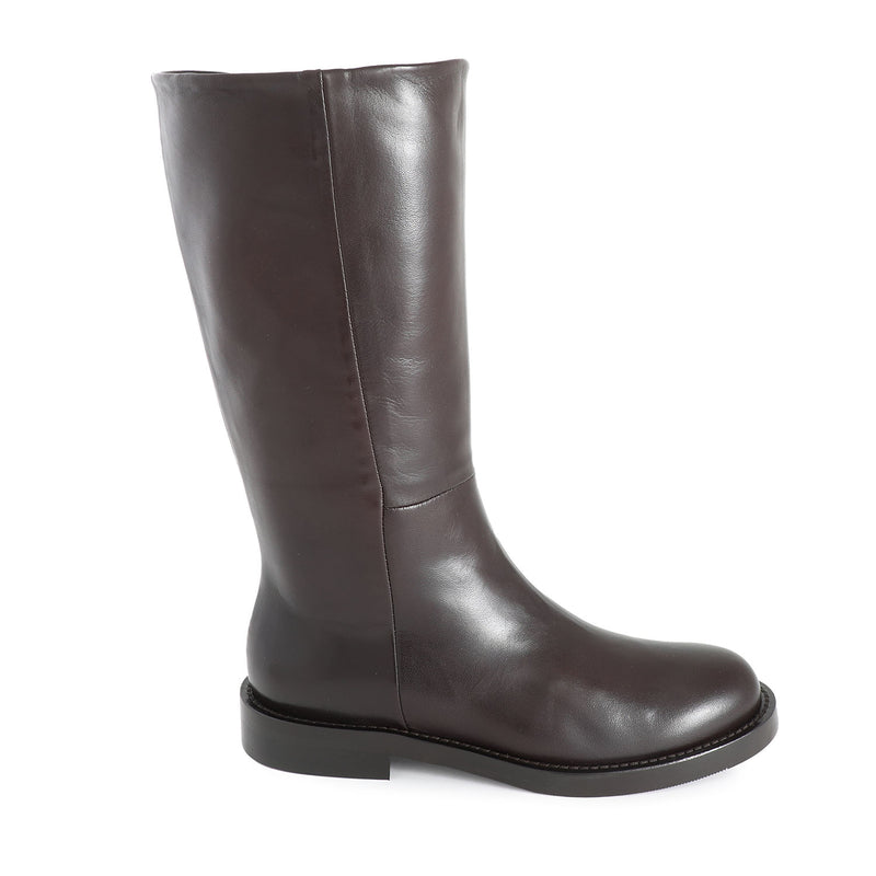 Parris Mid Calf Boot Dark Brown
