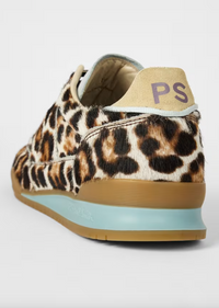 Dover Leopard Print Brown Trainers