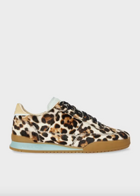 Dover Leopard Print Brown Trainers