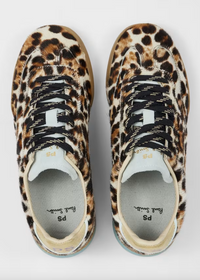 Dover Leopard Print Brown Trainers