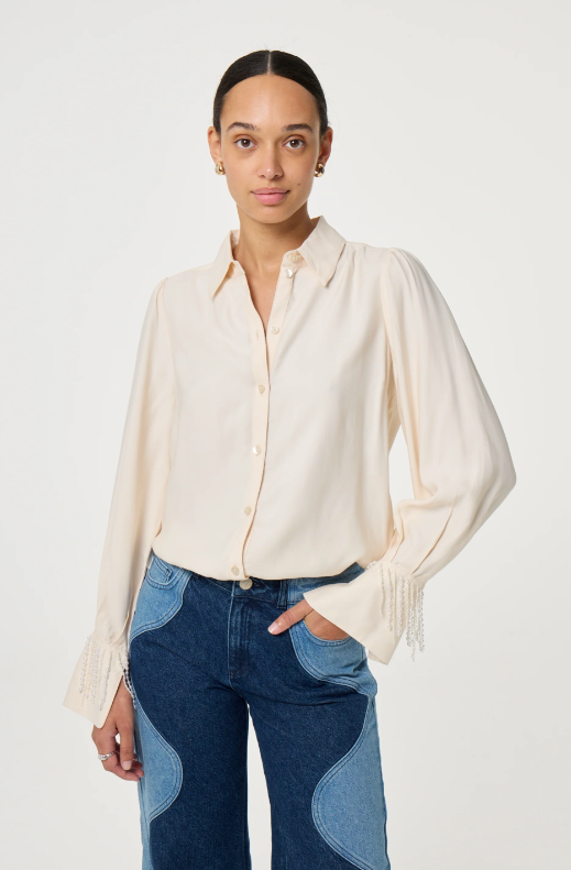 Pearl Blouse Cosy White